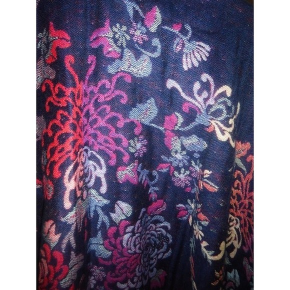 Chicos Reversible Ruana Sweater OSFA - Picture 7 of 12